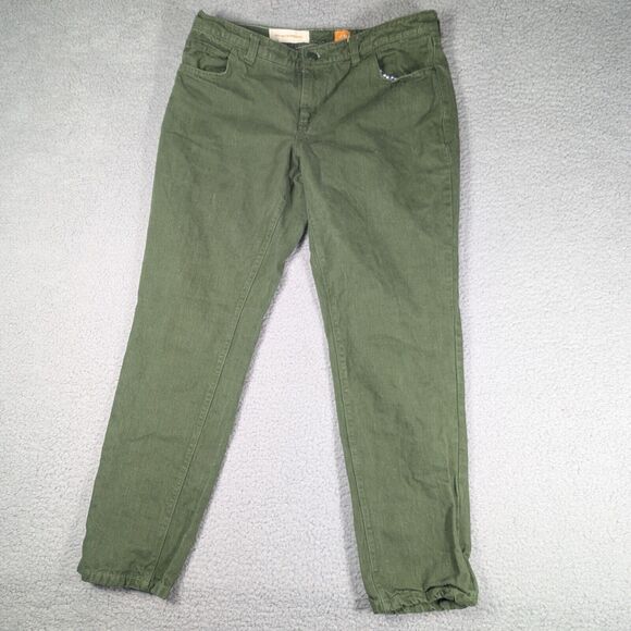 Anthropologie Pilcro and the Letterpress Hyphen Jeans 30 Green Tapered Pants - Picture 4 of 8